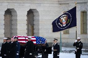 Arrival ceremony for Jimmy Carter at the Capitol