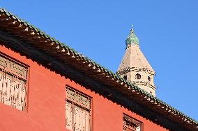 Chengtian Temple Pagoda Spire Damaged in Yinchuan