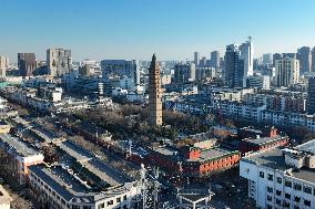 Chengtian Temple Pagoda Spire Damaged in Yinchuan