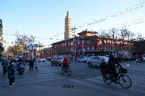 Chengtian Temple Pagoda Spire Damaged in Yinchuan