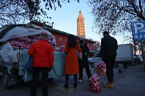 Chengtian Temple Pagoda Spire Damaged in Yinchuan