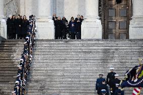 Arrival ceremony for Jimmy Carter at the Capitol