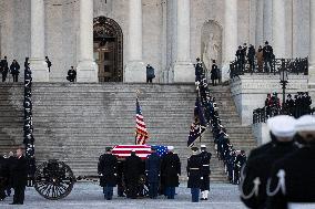 Arrival ceremony for Jimmy Carter at the Capitol