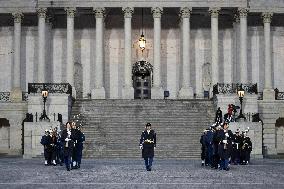 Arrival ceremony for Jimmy Carter at the Capitol