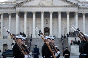 Arrival ceremony for Jimmy Carter at the Capitol