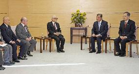 Japan PM Ishiba meets A-bomb survivor group