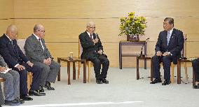 Japan PM Ishiba meets A-bomb survivor group