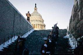 Arrival ceremony for Jimmy Carter at the Capitol