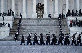 Arrival ceremony for Jimmy Carter at the Capitol