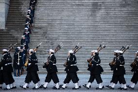 Arrival ceremony for Jimmy Carter at the Capitol