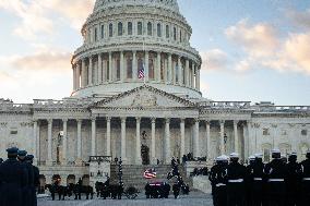 Arrival ceremony for Jimmy Carter at the Capitol