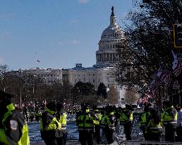 President Jimmy Carter's Procession To The US Capital