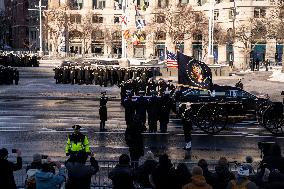 President Jimmy Carter's Procession To The US Capital