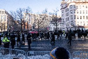 President Jimmy Carter's Procession To The US Capital