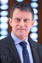 Exclusive - Manuel Valls Appears On RMC/BFMTV - Paris