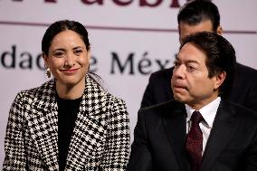 Mexican President Claudia Sheinbaum  Briefing