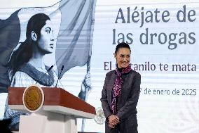 Mexican President Claudia Sheinbaum  Briefing