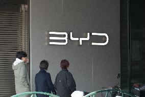 BYD Store in Shanghai