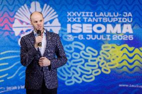 Press conference marking the start of the Estonian XXVIII Song and XXI Dance Festival "Iseoma"