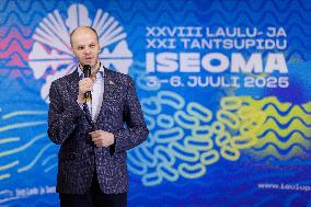 Press conference marking the start of the Estonian XXVIII Song and XXI Dance Festival "Iseoma"