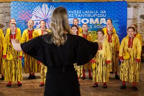 Press conference marking the start of the Estonian XXVIII Song and XXI Dance Festival "Iseoma"