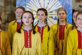 Press conference marking the start of the Estonian XXVIII Song and XXI Dance Festival "Iseoma"