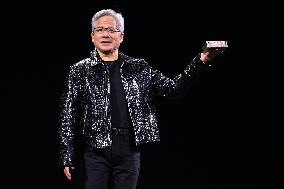 Nvidia's CEO Jensen Huang Unveils New Innovations At CES 2025