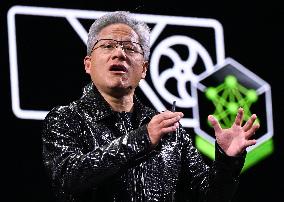 Nvidia's CEO Jensen Huang Unveils New Innovations At CES 2025