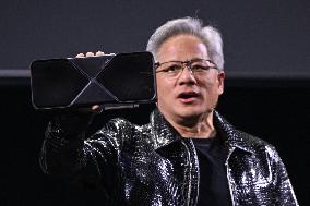 Nvidia's CEO Jensen Huang Unveils New Innovations At CES 2025