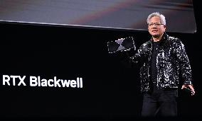 Nvidia's CEO Jensen Huang Unveils New Innovations At CES 2025