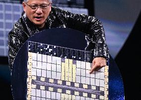 Nvidia's CEO Jensen Huang Unveils New Innovations At CES 2025