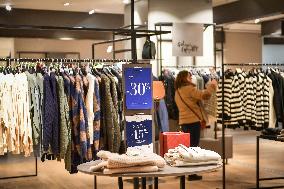 Winter Sales at the BHV Marais in Paris FA