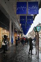 Winter Sales at the BHV Marais in Paris FA