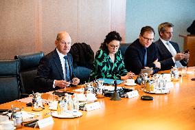 Weekly Cabinet Meeting at the Chancellery in Berlin, Germany