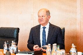 Weekly Cabinet Meeting at the Chancellery in Berlin, Germany