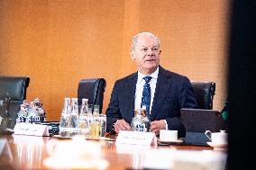 Weekly Cabinet Meeting at the Chancellery in Berlin, Germany