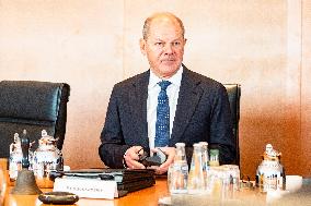 Weekly Cabinet Meeting at the Chancellery in Berlin, Germany