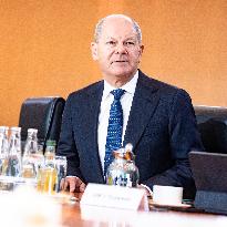 Weekly Cabinet Meeting at the Chancellery in Berlin, Germany