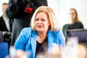 Weekly Cabinet Meeting at the Chancellery in Berlin, Germany