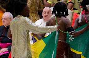 Pope Francis Leads His Weekly General Audience In The Paul VI Hall