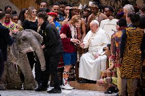 Pope Francis Leads His Weekly General Audience In The Paul VI Hall