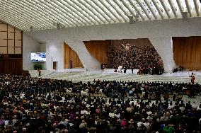 Pope Francis Leads His Weekly General Audience In The Paul VI Hall