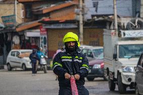 Several Residential Houses Were Gutted In A Fire Incident In Srinagar