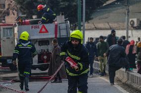 Several Residential Houses Were Gutted In A Fire Incident In Srinagar