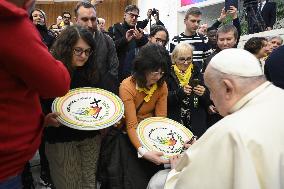 Pope Francis During His Weekly General Audience - Vatican