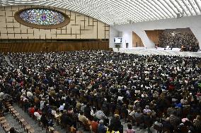 Pope Francis During His Weekly General Audience - Vatican