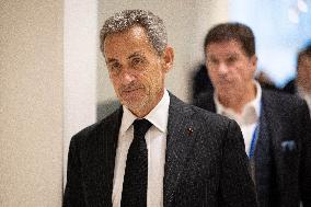 Nicolas Sarkozy’s trial for illegal campaign financing from Lybia - Paris