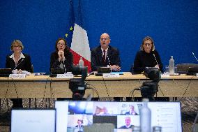 Eric Lombard At The Ministry Of Economy And Finance - Bercy