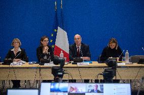 Eric Lombard At The Ministry Of Economy And Finance - Bercy