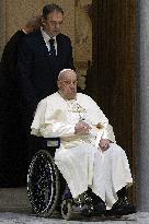 Pope Francis During His Weekly General Audience - Vatican